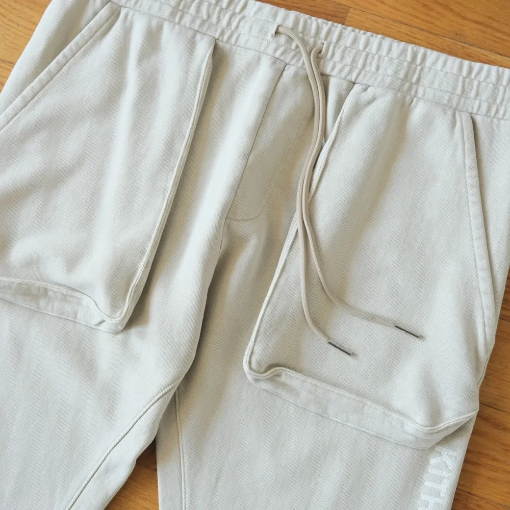 Kith Bennett Sweatpants Mens White Pepper Cargo Streetwear XL KH6316